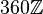 360\mathbb Z