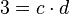 3 = c \cdot d